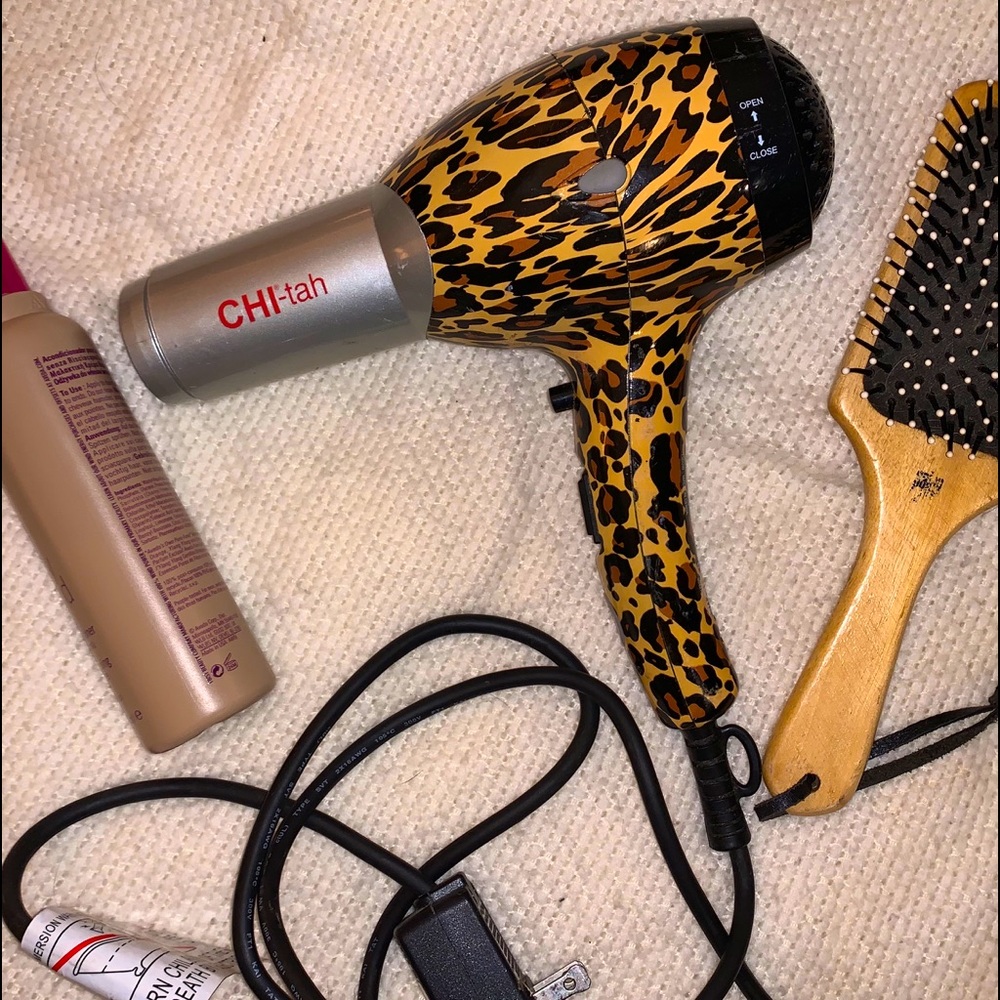 Chi Limited Edition Hair Dryer- rare print